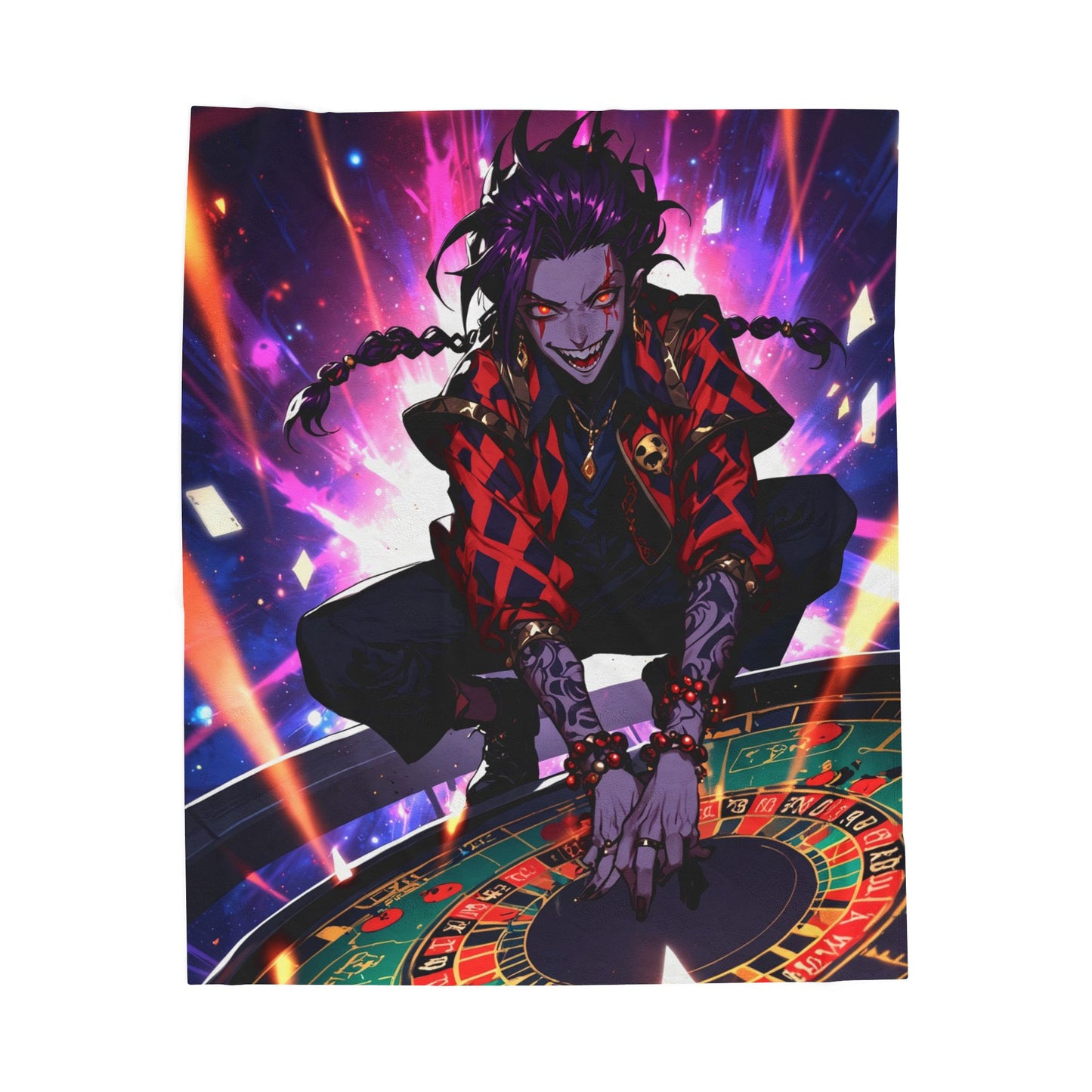 Anime Plush Blanket - Chaotic Jester