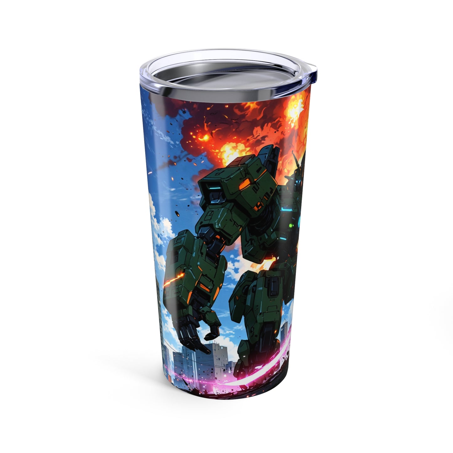 Tumbler 20oz - Anime Mecha Battle