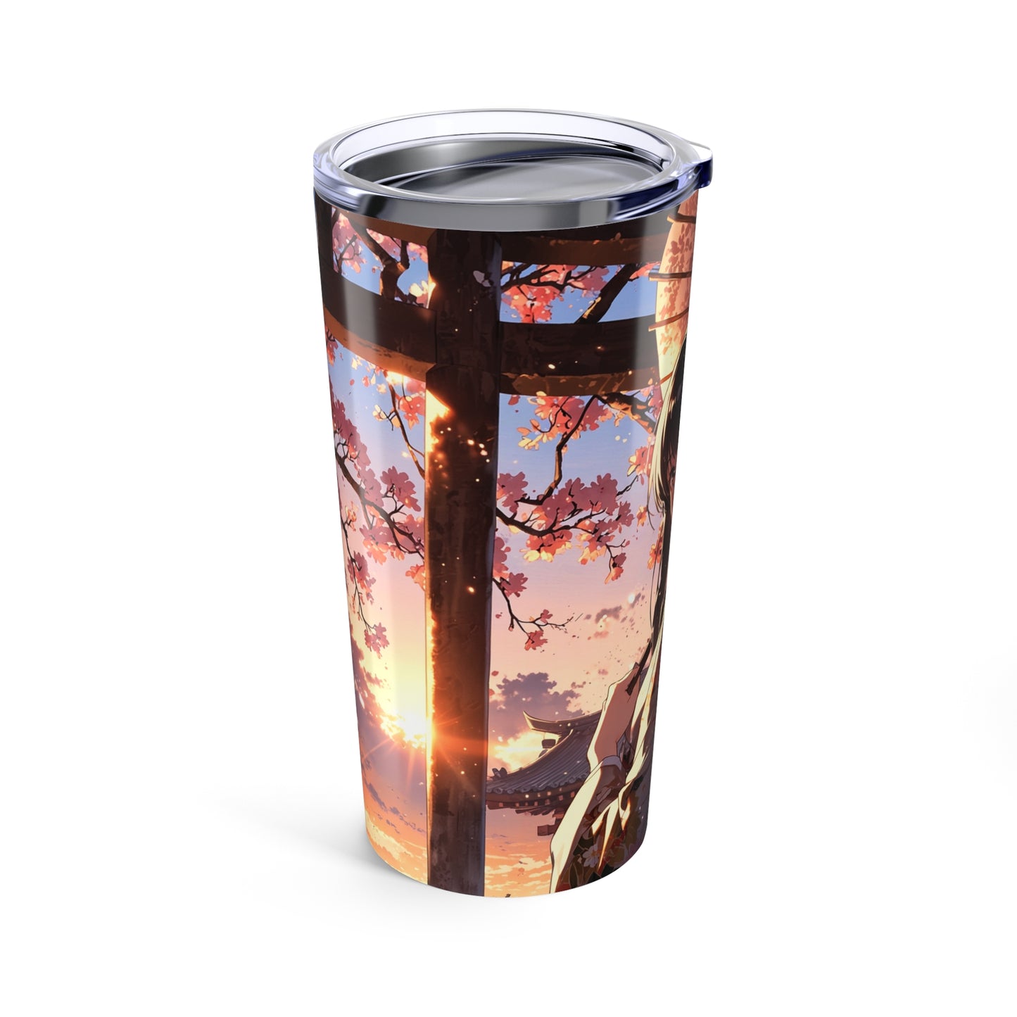 Tumbler 20oz - Elegant Anime Sakura Kimono