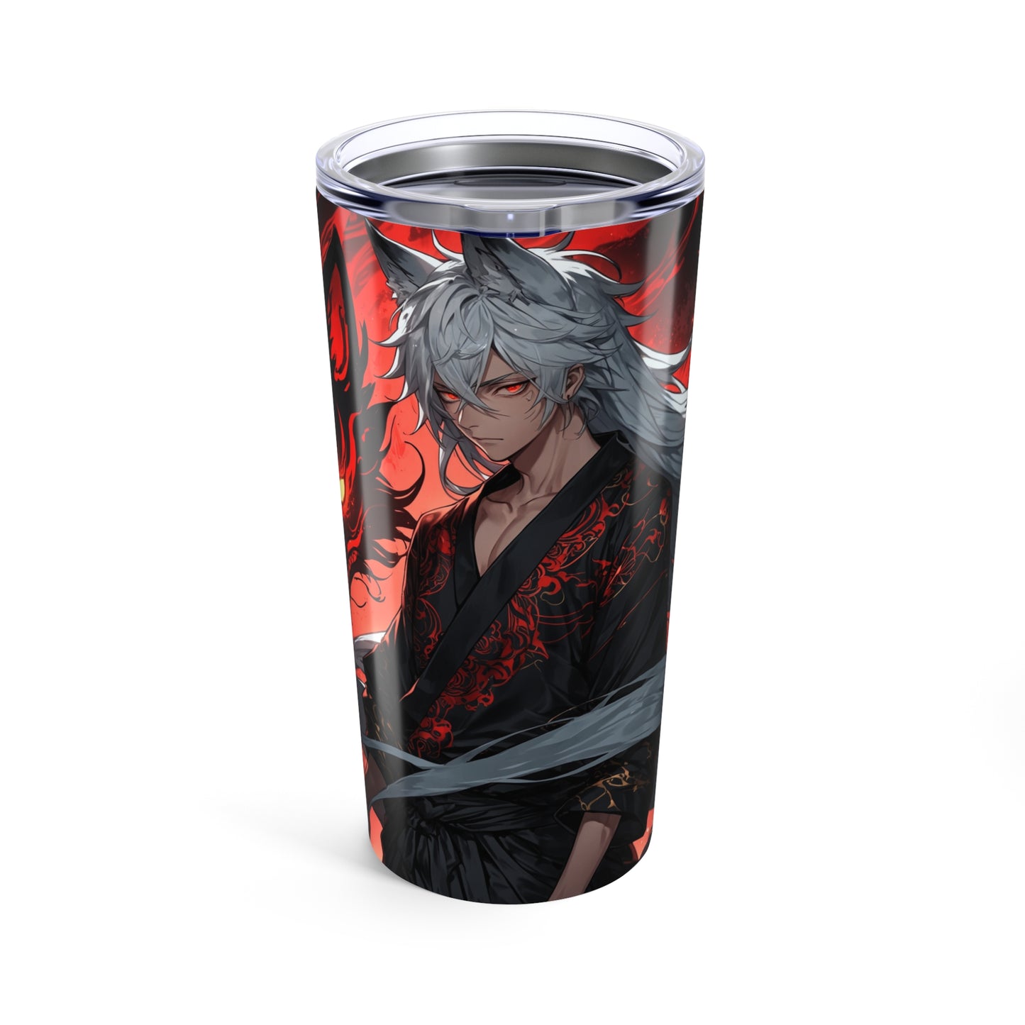 20oz Tumbler - Fantasy Anime Ethereal Fox Spirits