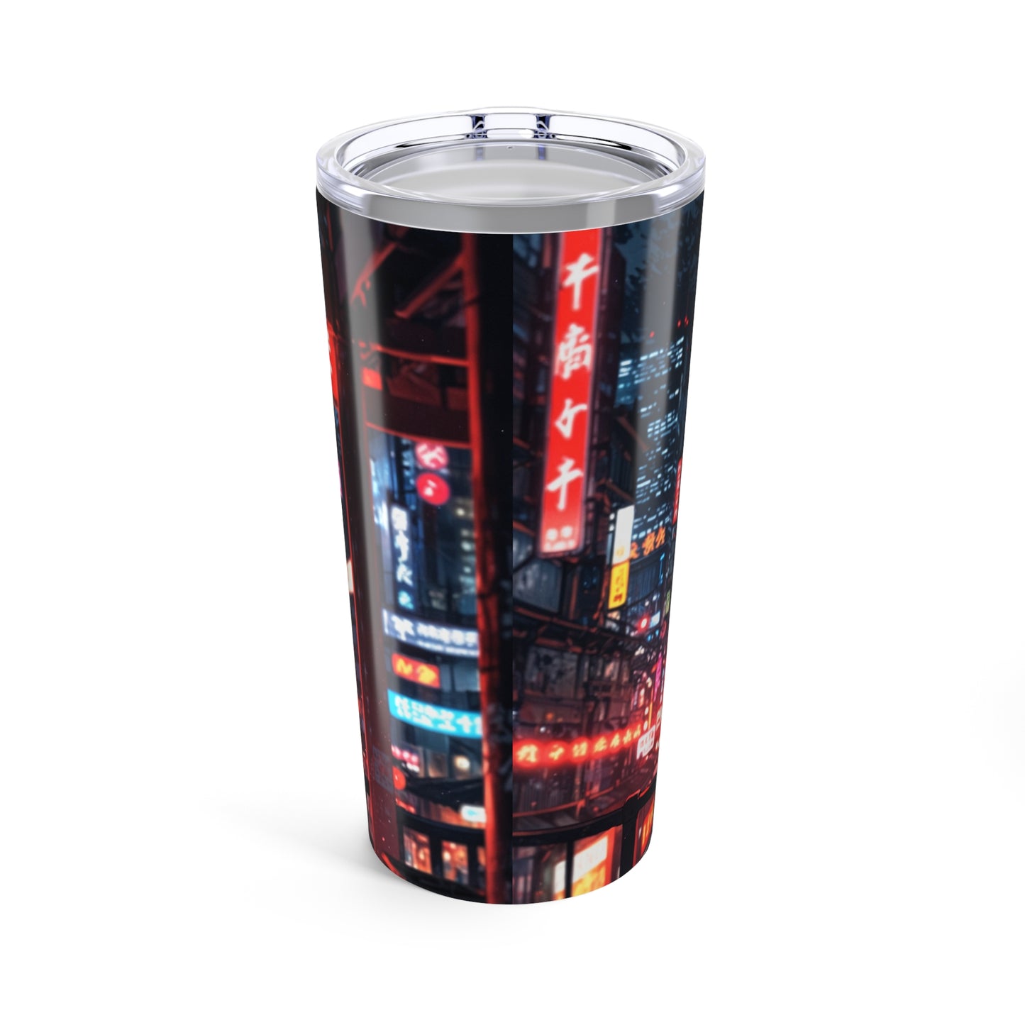 Tumbler 20oz - Cyberpunk Anime Samurai Girl