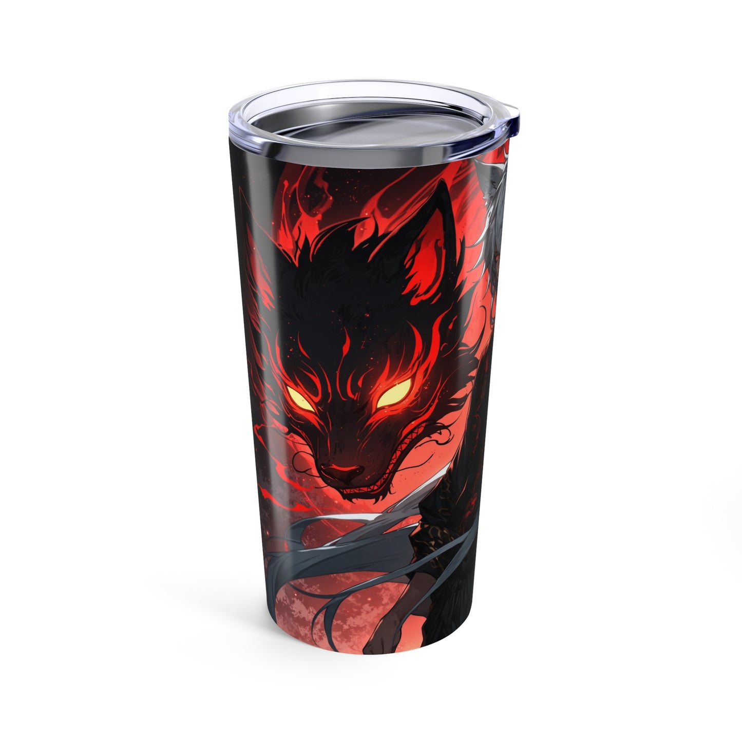 20oz Tumbler - Fantasy Anime Ethereal Fox Spirits