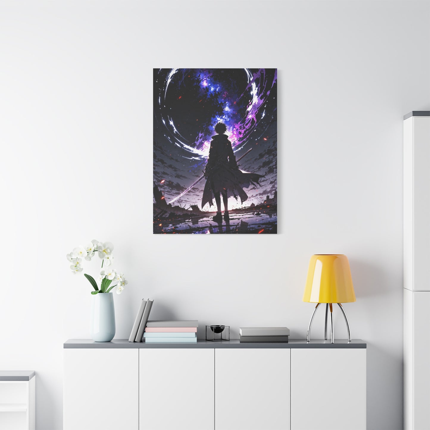 Anime Wall Canvas - Lone Warrior