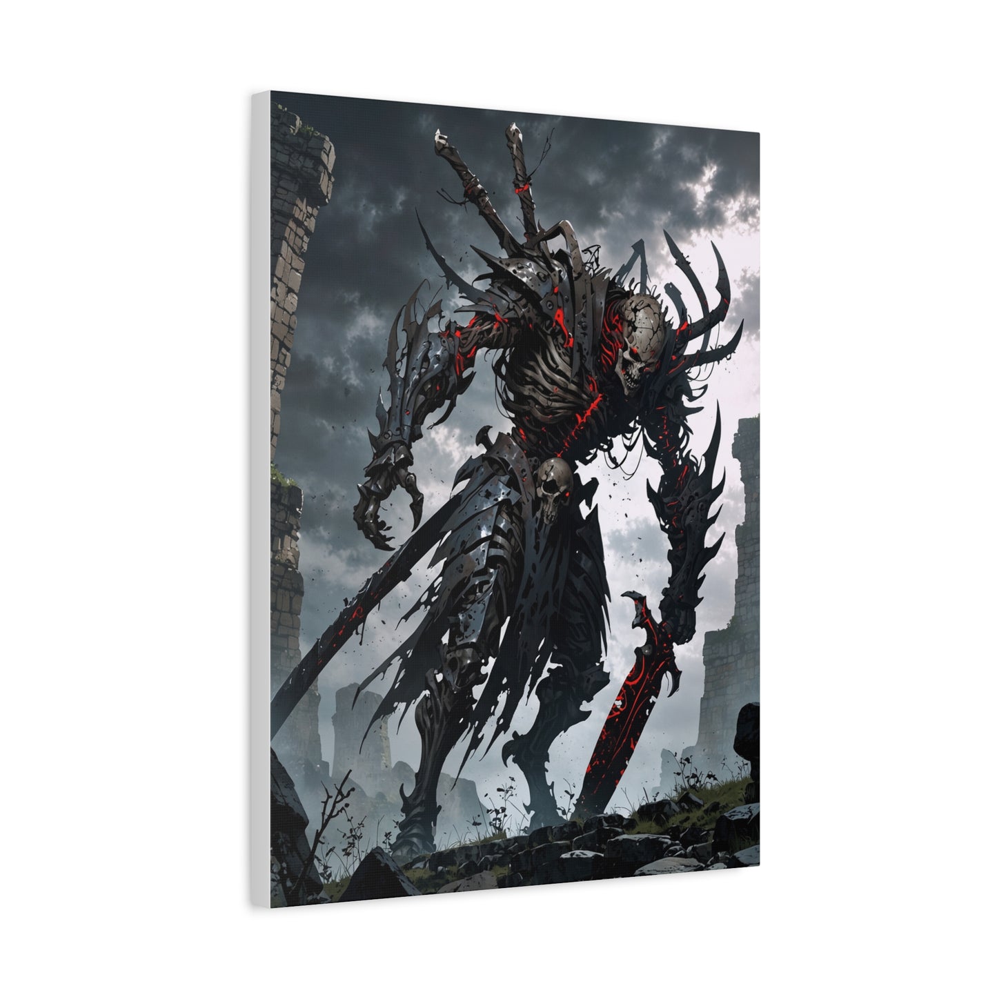 Anime Wall Canvas - Undead Warlord